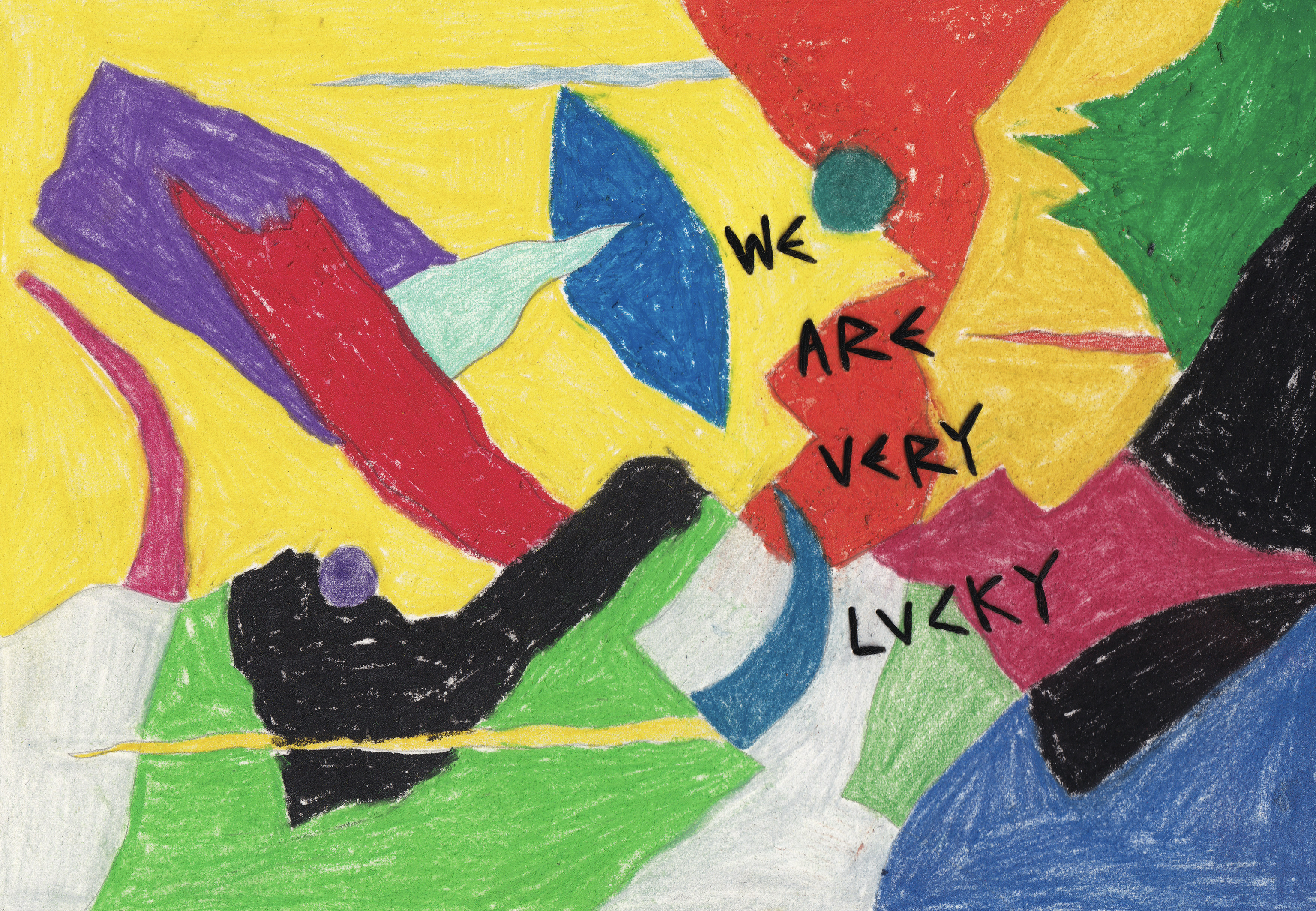 Postcards for my boyfriend — We are very lucky